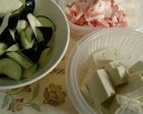 豆腐ゴーヤーと茄子の肉みそ炒め作り方2写真