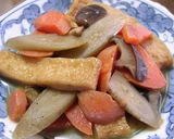 根菜と平天の煮物☆作り方4写真