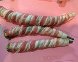 おくらの豚肉巻き！作り方2写真