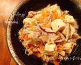 凍り豆腐(高野豆腐OK)乾物たっぷり煮物作り方15写真