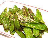 簡単旨い！さやえんどうのシャキシャキ炒め作り方7写真