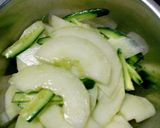 白うりのサッパリ酢のもの作り方1写真