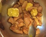鶏肉のワサビ醤油炒め〜レモン風味作り方4写真