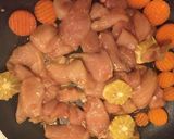 鶏肉のワサビ醤油炒め〜レモン風味作り方5写真