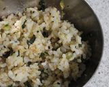 高菜とゴマと鰹節のおにぎり作り方1写真