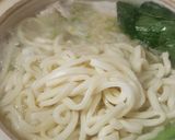 簡単♪ネギたっぷり肉うどん鍋☆風邪胃腸炎作り方1写真