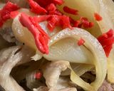 簡単　豚丼紅生姜のせ作り方11写真