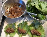 青しその味噌巻き作り方2写真