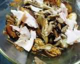 焼きナスと焼き舞茸の味噌マスタード和え作り方4写真