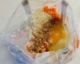 野菜チーズONバーグ！作り方1写真