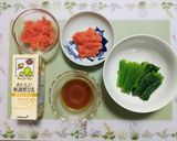 暑い日に食べたい！明太子豆乳冷やし素麺作り方1写真