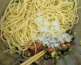 きゅうりとトマトの冷製パスタ作り方3写真