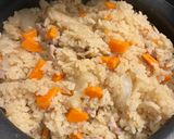 USA在住#豚肉と人参と玉葱の炊込ご飯作り方6写真
