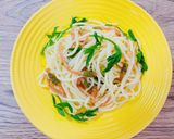 つくしとからすのえんどうのパスタ作り方3写真