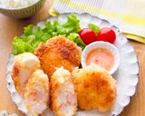 はんぺん入り♡ふわふわ海老カツ♩作り方5写真