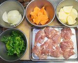 菜の花チキンカレー作り方4写真