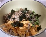 鶏そぼろ,卵,枝豆のタンパク質おにぎり作り方4写真