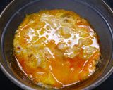 レンジで簡単1分40秒！梅にんにく親子丼作り方4写真