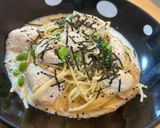 鶏肉と枝豆の豆乳スープパスタ☆作り方4写真