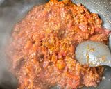 私のミ一トソーススパゲッティ作り方8写真