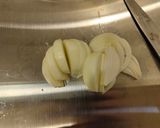 簡単!鮭ほぐしと玉ねぎのクリーミーパスタ作り方1写真
