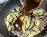 お茄子とひき肉のスパイシー炒め作り方5写真