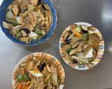 簡単餃子炒飯味豚こま回鍋肉青椒肉絲風作り方15写真
