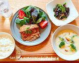 菜の花となすのごま酢みそ和え作り方4写真