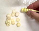 ネマガリダケと豚バラ肉のお味噌汁作り方1写真