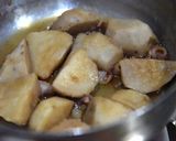 里芋とイカの煮物作り方3写真