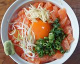 サーモンのネギトロ丼作り方7写真