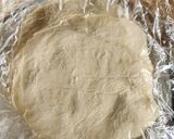 材料3つ☆お好み焼き粉で和風トルティーヤ作り方2写真
