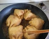 野菜取れる☆うずらたまごのハッピー巾着煮作り方12写真