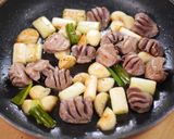 砂肝とにんにくの🤩大人のおつまみグルメ💖作り方4写真