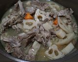 スペアリブ肉で和風煮つけ作り方4写真