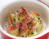 レンジで簡単！新じゃがのカリカリベーコンマヨ作り方8写真