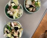 根菜茄子白菜コク旨甘辛梅味温野菜サラダ作り方15写真