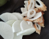 染みうま★大根とちくわと蒟蒻の煮物★作り方1写真