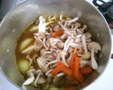 しめじと　玉ねぎ　人参の　カレースープ！作り方4写真
