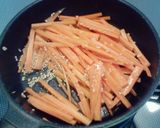 女子中学生弁当　人参の塩キンピラ作り方1写真