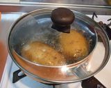 紫蘇の出がらし☆ジェノベーゼ風いも餅！作り方1写真