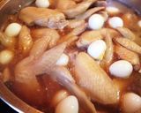 とり手羽先とうずらの卵の煮物作り方3写真