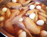 とり手羽先とうずらの卵の煮物作り方3写真