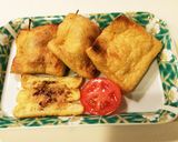 薄揚げに 常備菜を 詰めて焼くだけ！作り方7写真