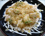 レンジで簡単！ムネ肉ともやしのみぞれ煮作り方2写真