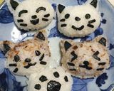 にゃんこおにぎり♡簡単！キャラ弁＊作り方2写真