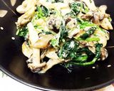 きのことほうれん草のクリームチーズ和え作り方6写真