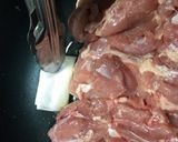 がっつり！鶏もも肉のガーリック照り焼き作り方3写真