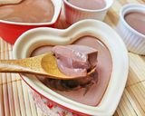 レンジで簡単！なめらかチョコプリン★作り方7写真