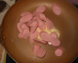 もやしと魚肉ソーセージのオイマヨ炒め作り方2写真